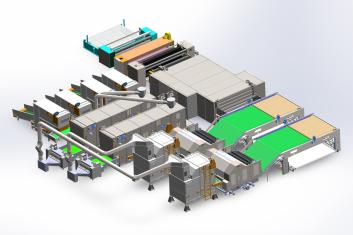 HJ-สายการผลิตผ้าไหมเทียม